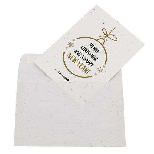Christmas card seed paper A6 - Image 1